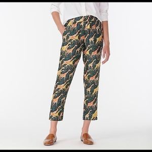 J Crew Pull on Giraffe Pants